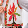 جلیقه وست گلدوزی طرح لاله