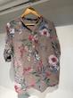 بلوز شومیز لینن ایتالیایی طرح ساکورا 