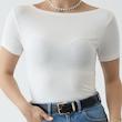 تیشرت زنانه اویشو جذب مدل یقه قایقی 