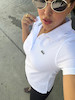 پولوشرت زنانه سه دکمه طرح لاگوست Lacoste