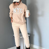 بلوز دورس نیم زیب مدل NYC