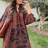 پیراهن مانترا قهوه ایی 