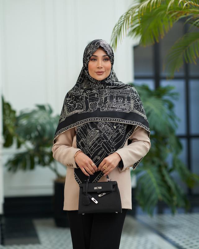 روسری ابریشم ژاکارد کایرو