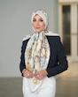 روسری ابریشم ژاکارد لکسا
