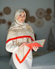 روسری ابریشم ژاکارد دیبا