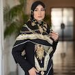 روسری ابریشم ژاکارد آوین