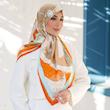 روسری ابریشم ژاکارد روناک