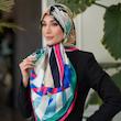 روسری ابریشم ژاکارد روناک