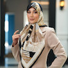 روسری ابریشم ژاکارد روناک