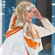 روسری ابریشم ژاکارد روناک