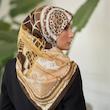 روسری ابریشم ژاکارد روژان