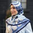 روسری ابریشم ژاکارد روژان
