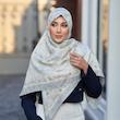 روسری ابریشم ژاکارد لارا