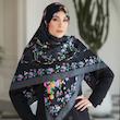 روسری ابریشم ژاکارد لارا