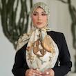 روسری ابریشم ژاکارد ویان