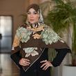 روسری ابریشم ژاکارد آرونا
