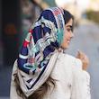 روسری ابریشم ژاکلین