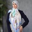 روسری ابریشم ژاکارد بنیتا