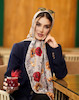 روسری حریر نخ آلبرتا