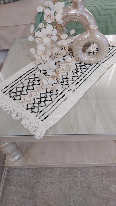 رومیزی مکرومه مدل ۳