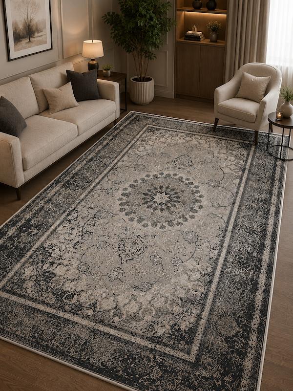 فرشینه طرح ابریشم ترک ۶ متری ۱۸۰×۲۸۰