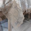 رومیزی ناهارخوری مخمل دانتل ترک ۴ نفره