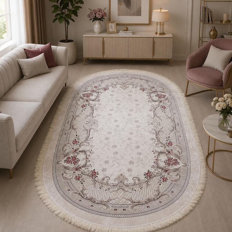 فرشینه طرح ابریشم ۳ متری ۱۲۰×۱۸۰