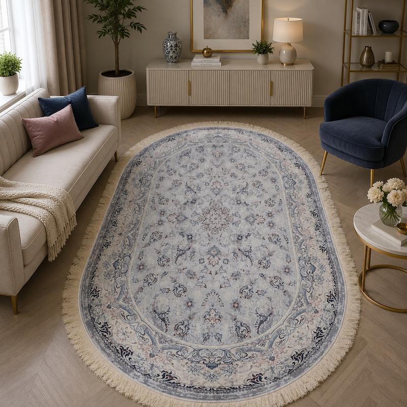 فرشینه طرح ابریشم ۳ متری ۱۲۰×۱۸۰