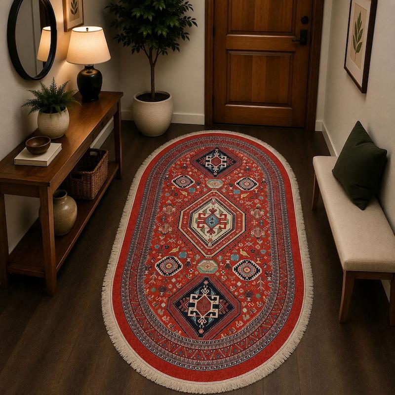 فرشینه طرح ابریشم ۸۰×۱۵۰