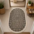 پادری بیضی طرح ابریشم ترک ۵۰×۸۰