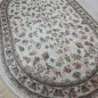 پادری بیضی طرح ابریشم ترک ۵۰×۸۰