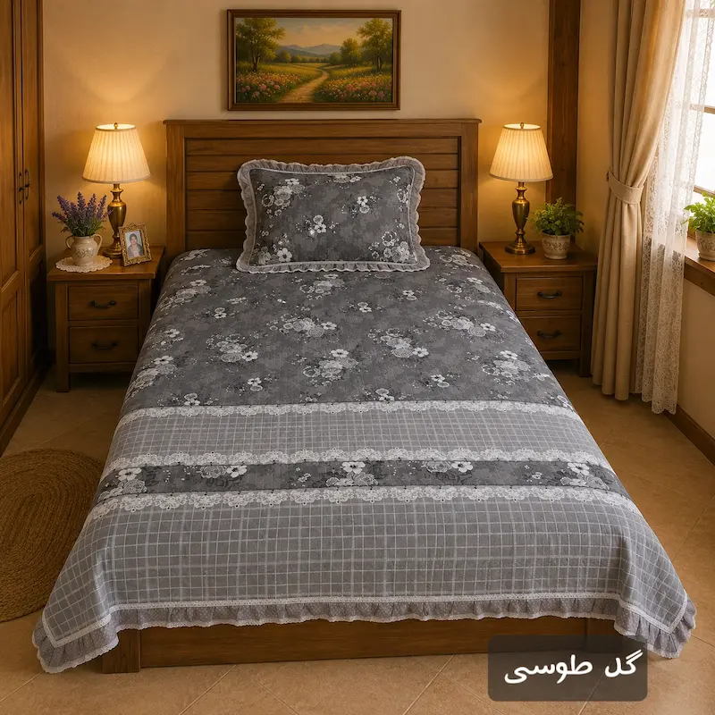 روتختی بهاره پنبه دوزی تکنفره ورونیکا