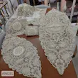 رومیزی دانتل مخمل الیزه ترک ۵ تکه آنجل