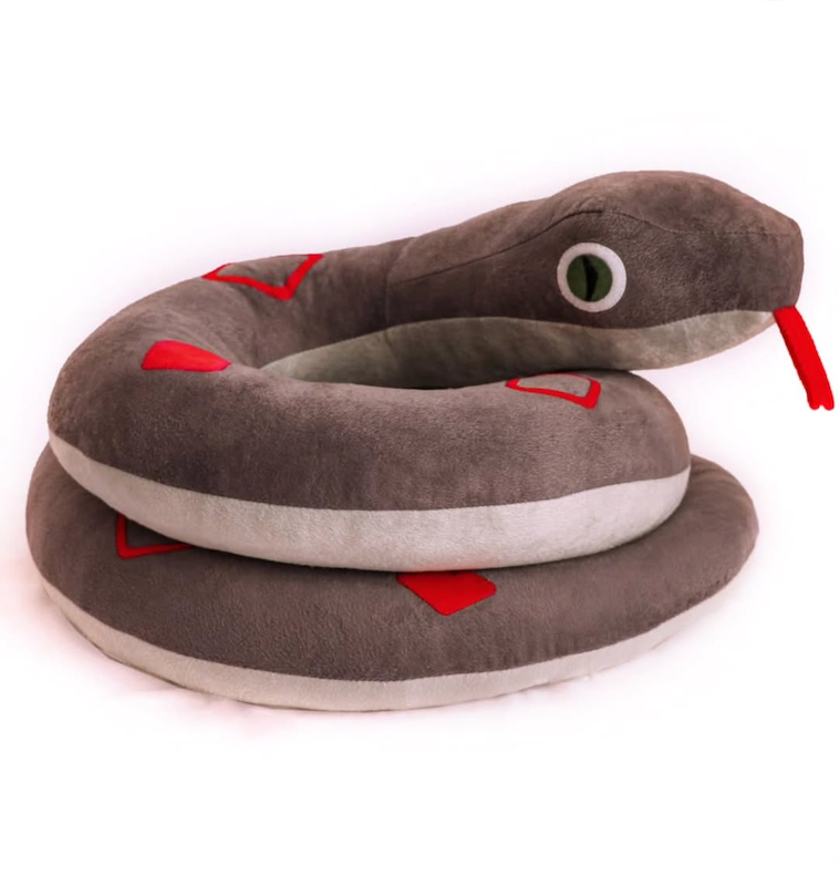 بالشت عروسکی مار طوسی