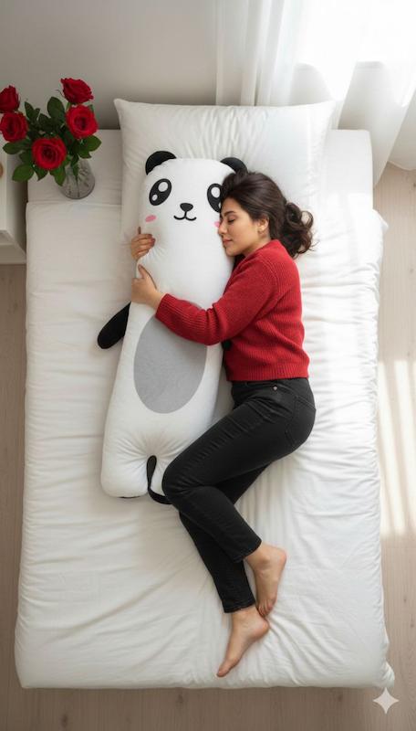 بالشت آغوشی عروسکی پاندا 