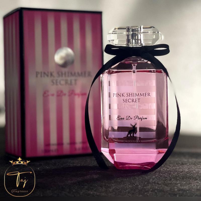 ادکلن ویکتوریا سکرت بامب شل الحمبرا Alhambra Pink Shimmer Secret - Victoria Secret Bombshell