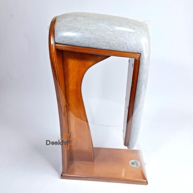 ژانت آستین و سرشانه رنگ شده چوب پلی وود (طوسی)