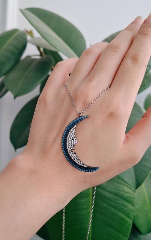 گردنبند ماه چشم نظر