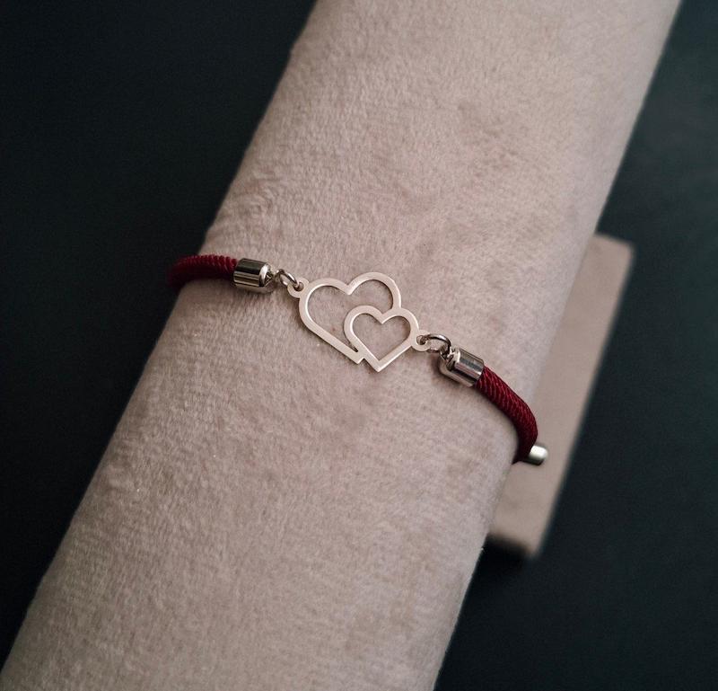 دستبند نقره قلب مارشال