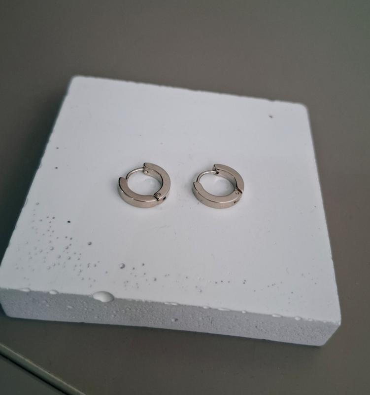 گل گوش استیل حلقه ای مسطح