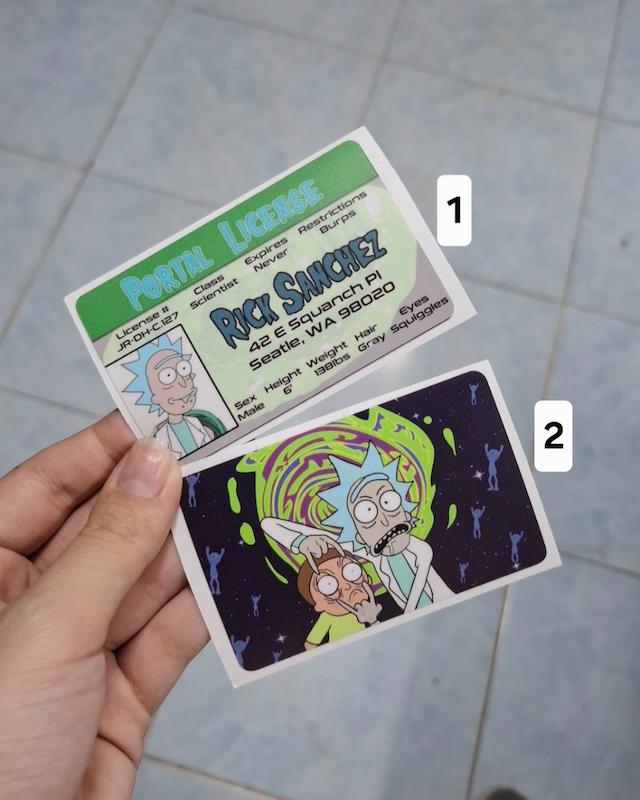 استیکر کارت ریک