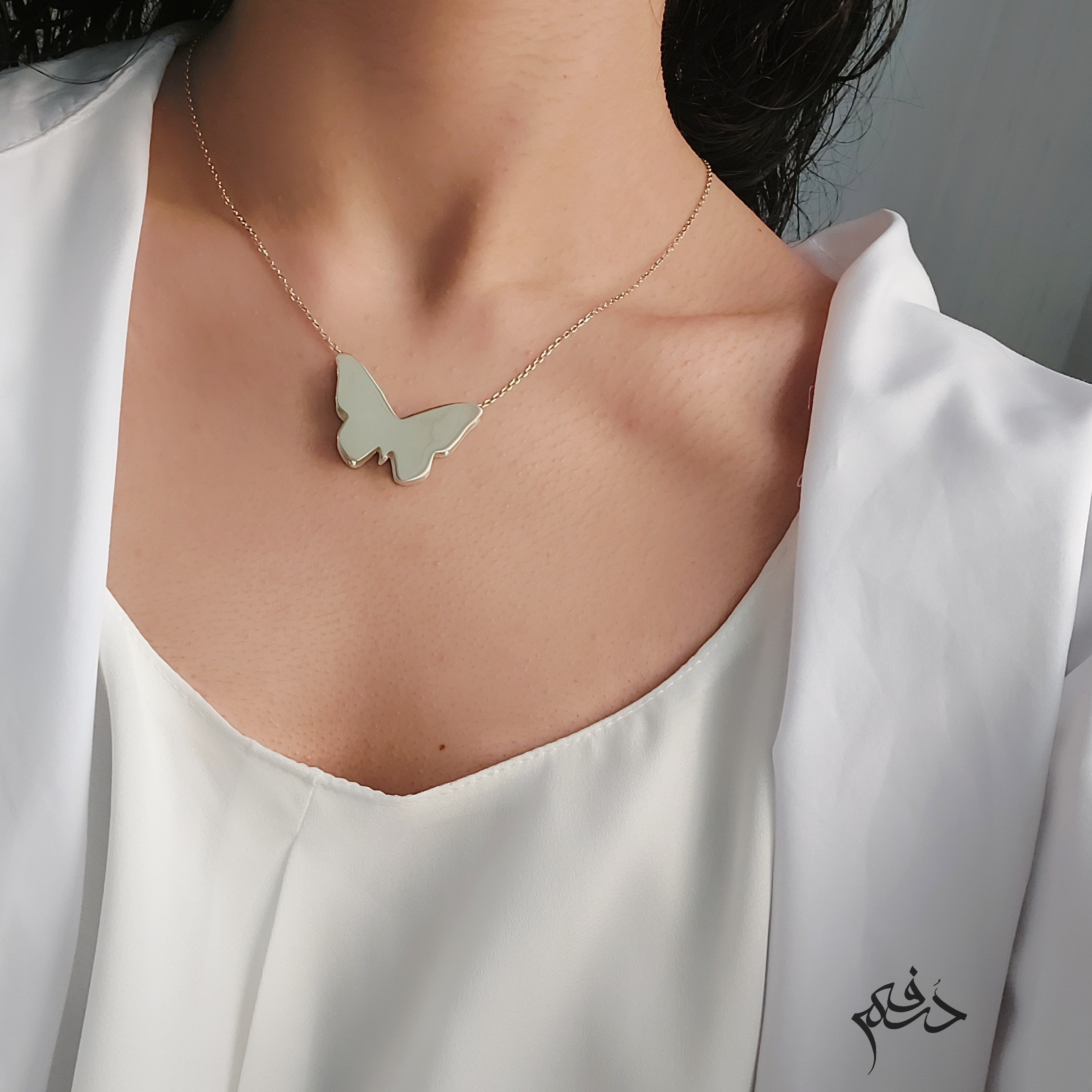 گردنبند نقره پروانه