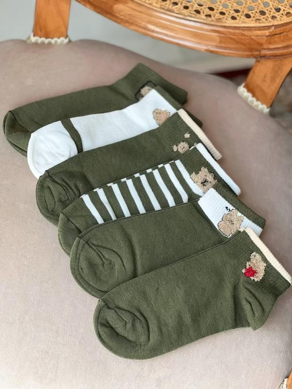 جوراب یشمی تدی🧸