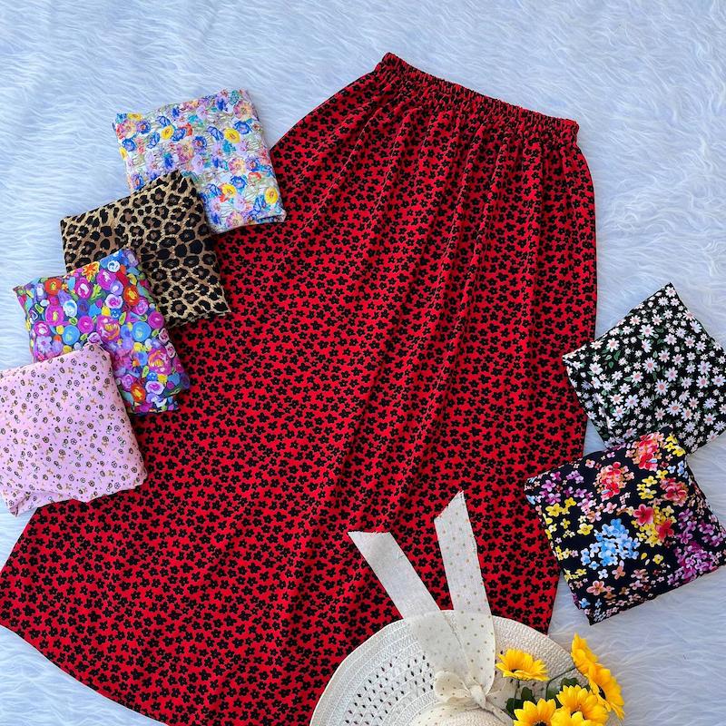 دامن بلند نخی زنانه 