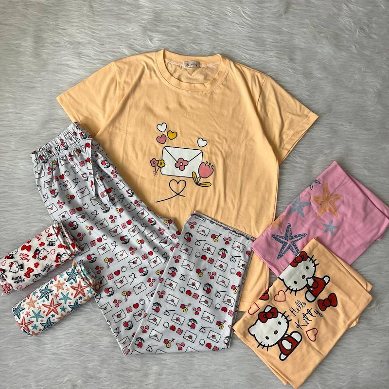 ست تیشرت شلوار زنانه