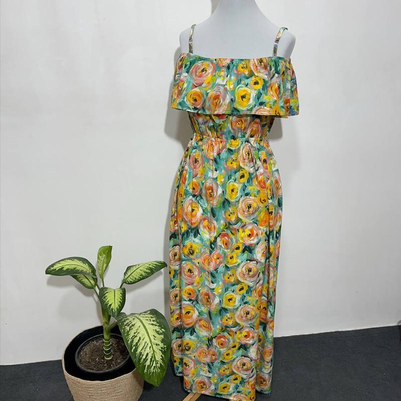 پیراهن بلند زنانه شادی 