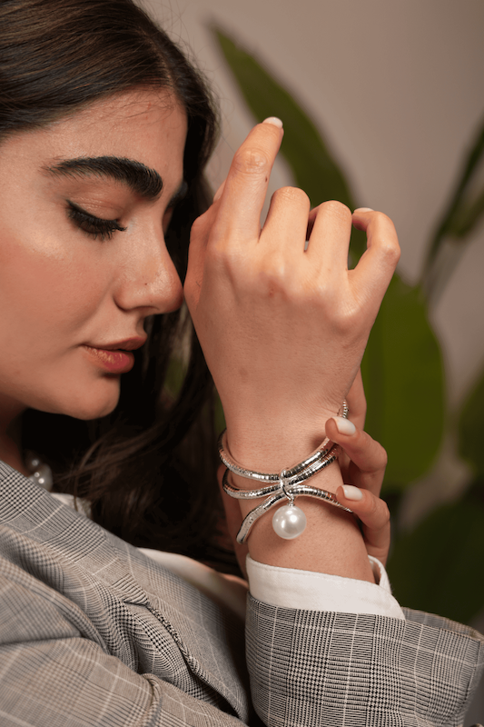 دستبند Twirl pearl
