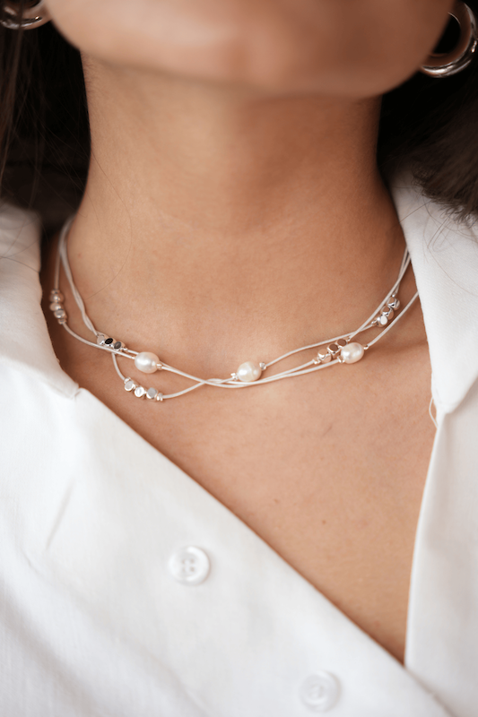 گردنبند  Silver preal