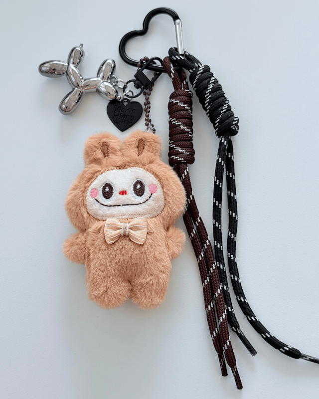 چارم بگ Brown labubu