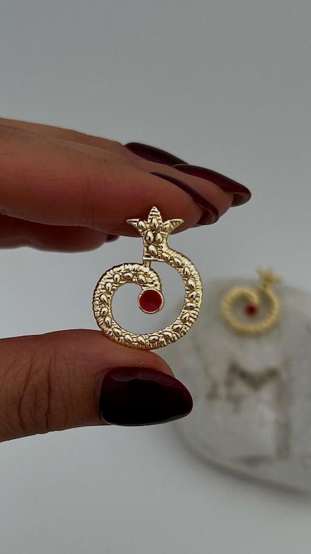 گوشواره انار یلدایی 